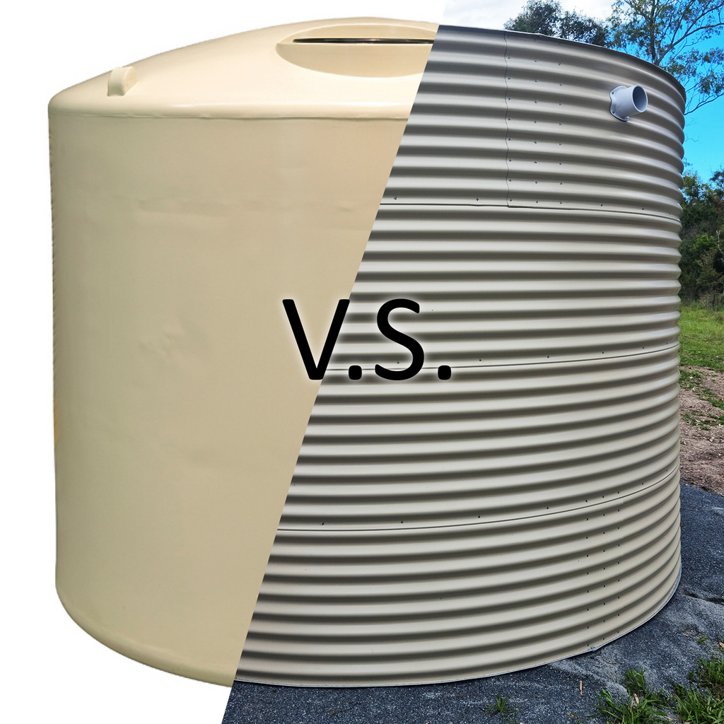 Steel vs Poly Water Tanks