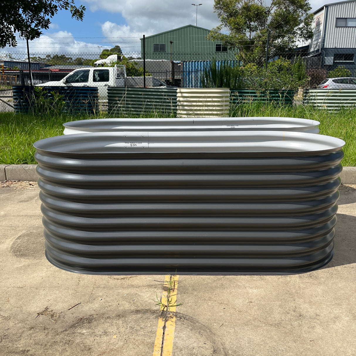 1800 x 800 x 635 Slimline Garden Bed