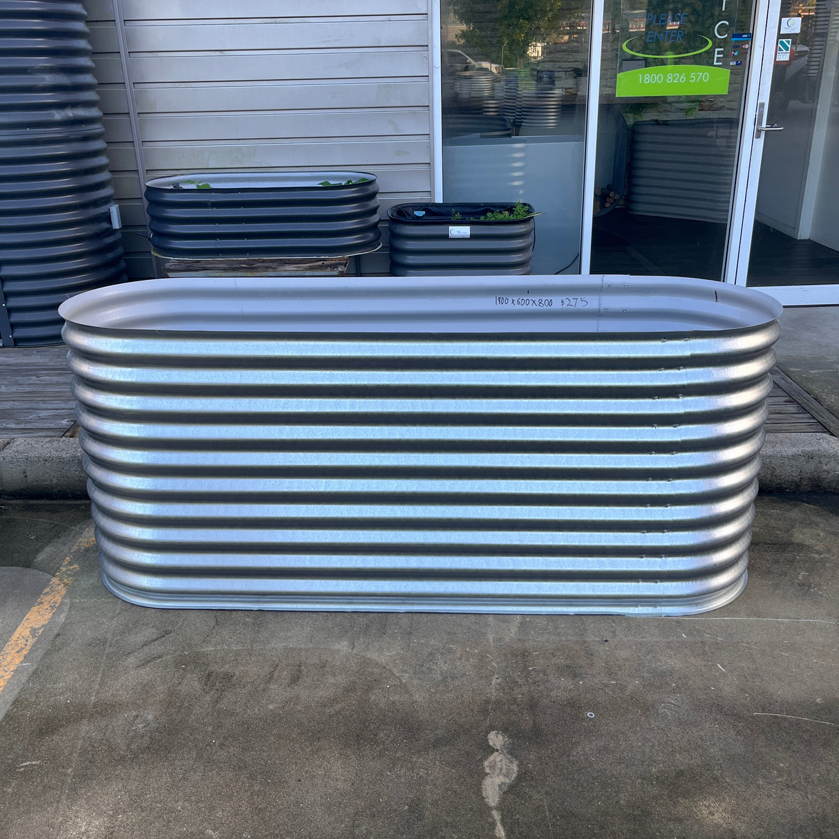 1900 x 600 x 810 Slimline Garden Bed