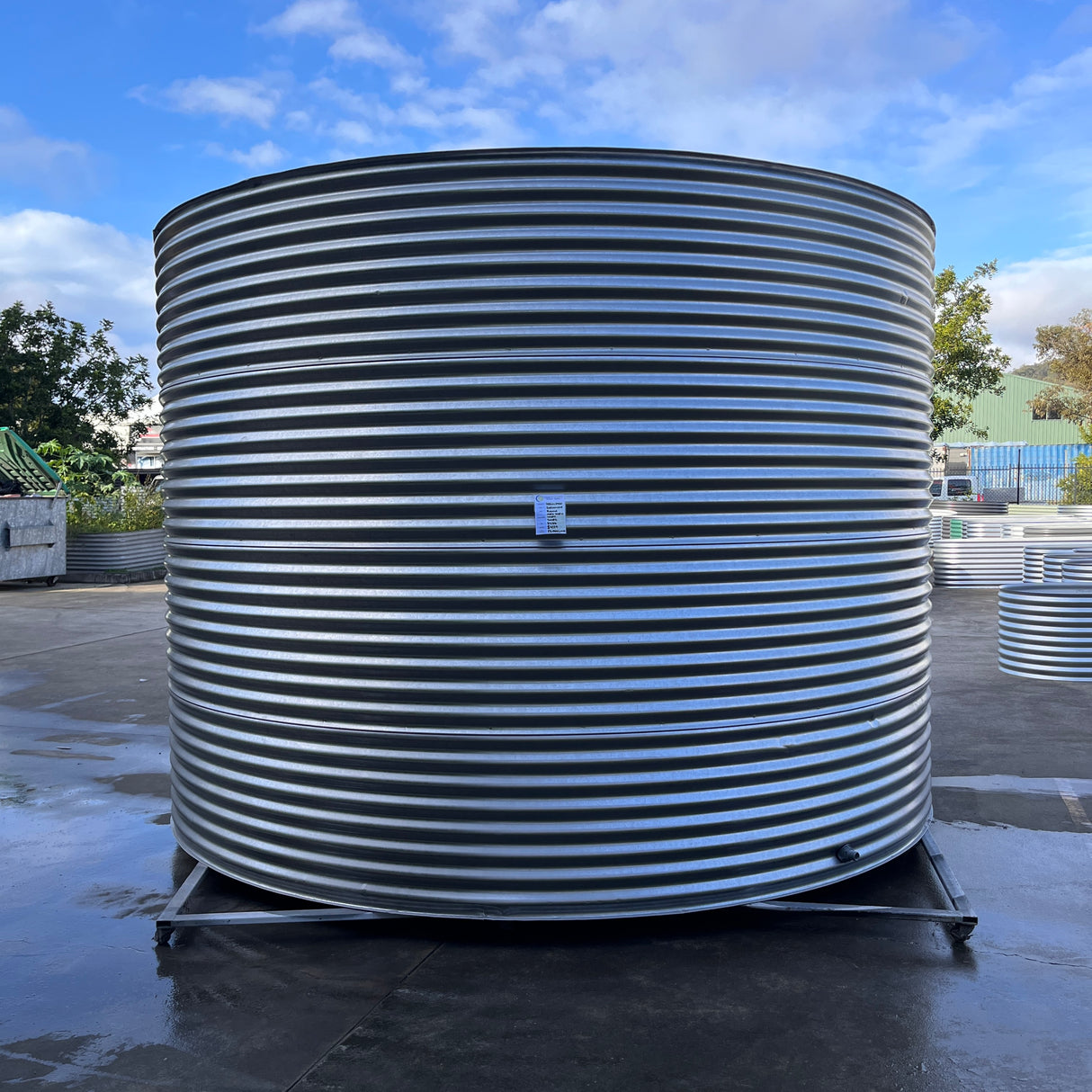 23,000 Litre Round Water Tank