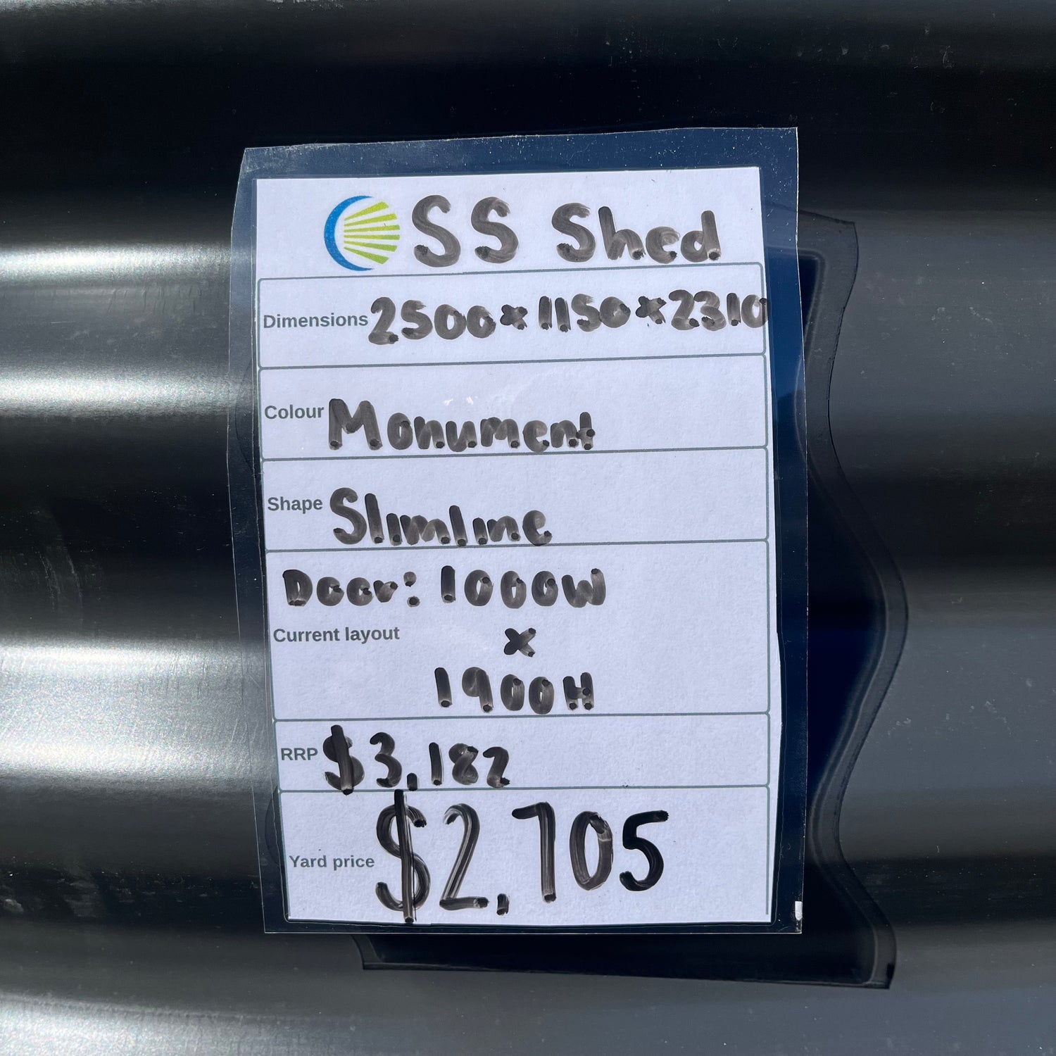 2500 Space Saver Shed