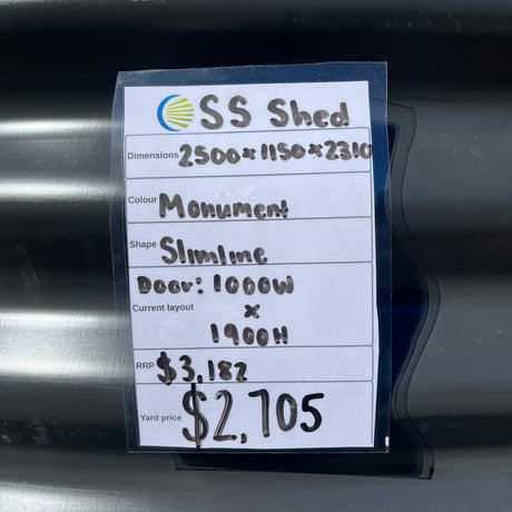 2500 Space Saver Shed