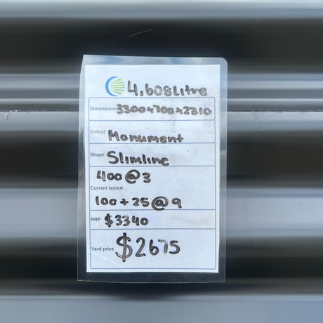 4,608 Litre Slimline Water Tank