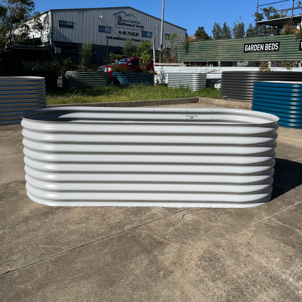 2100 x 800 x 635 Slimline Garden Bed