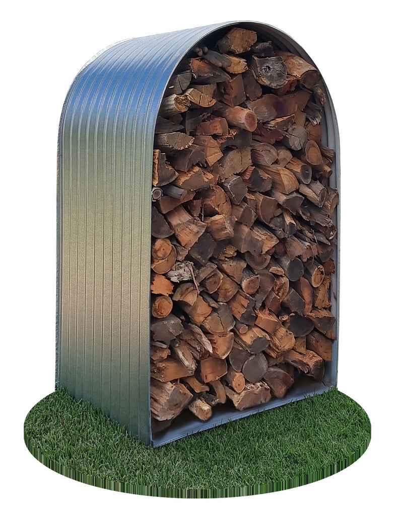 ccwt firewood wood storage hutch in galvanised cutout