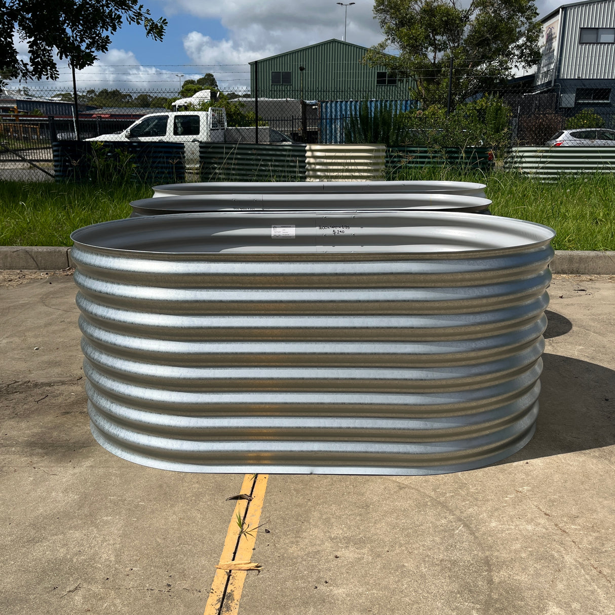 1600 x 1000 x 635 Slimline Garden Bed