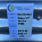 1,157 Litre Slimline Water Tank