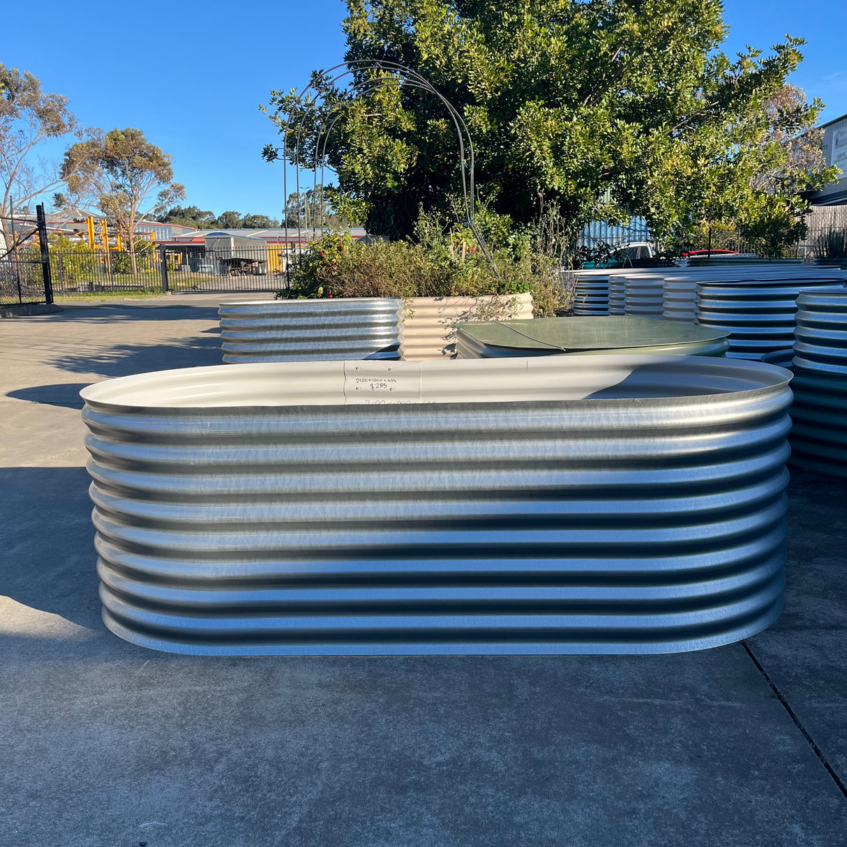 2100 x 1000 x 635 Slimline Garden Bed