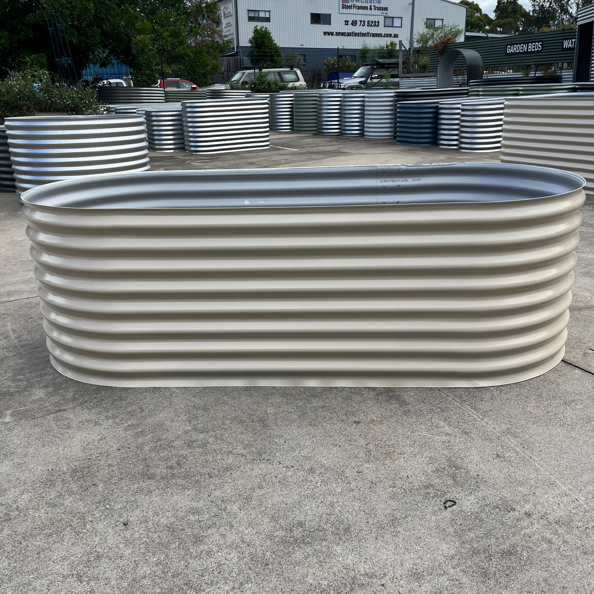2150 x 950 x 635 Slimline Garden Bed