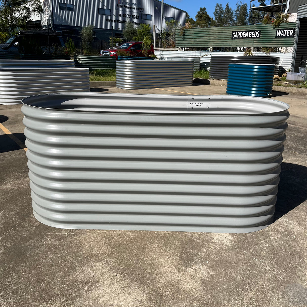 1800 x 700 x 810 Slimline Garden Bed