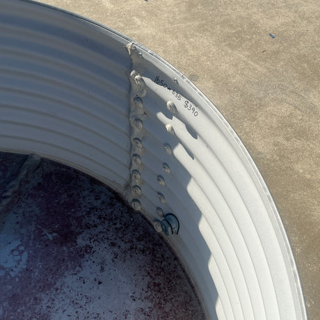 1650 x 635 Round Garden Bed